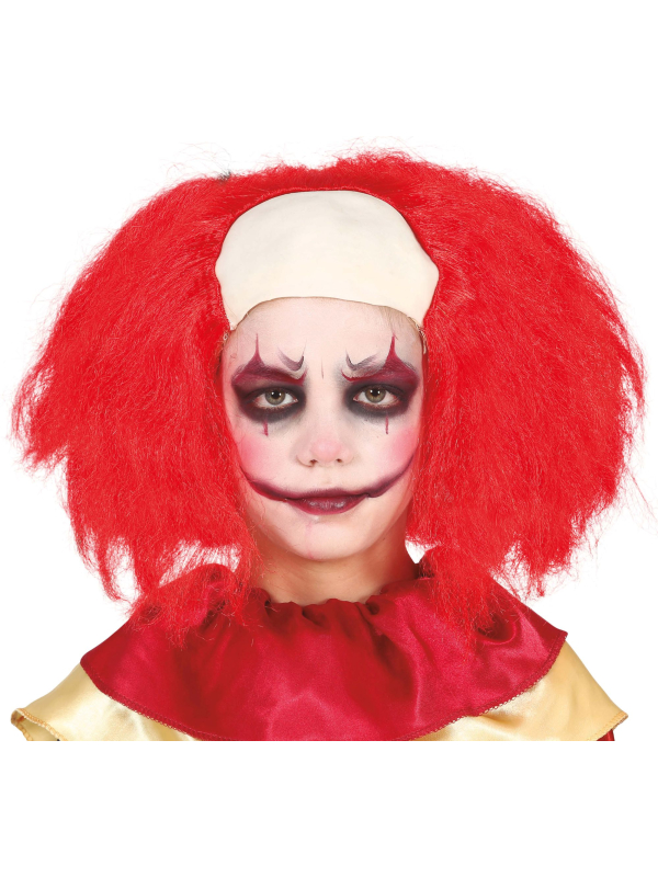 Perruque Calvitie Clown Enfant – Perruque Halloween Terrifiante