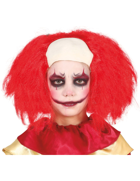 Perruque Calvitie Clown Enfant – Perruque Halloween Terrifiante