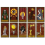 Cartes Vaudou Halloween – Lot de 10 Grandes Cartes Voyance et Cirque de l’Horreur