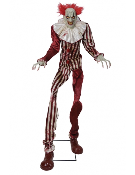 Automate Clown géant effrayant pour Halloween - 2.15m