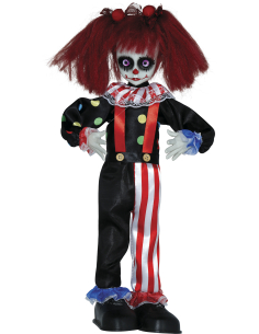 Poupée Clown Maléfique 40 cm – Décoration Cirque de l’Horreur 2