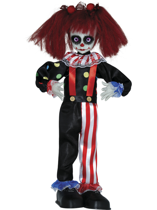 Poupée Clown Maléfique 40 cm – Décoration Cirque de l’Horreur