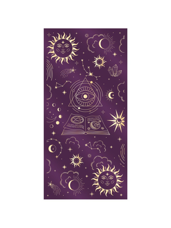 Chemin de table mystique en velours violet –...
