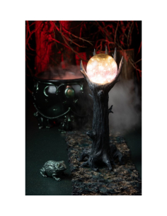 Lampe “Boule Maléfique” LED sur Main d’Arbre – Décoration Halloween 48 cm (résine) 2