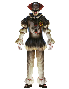 Décor mural Clown d’Horreur 180 cm – kit géant à assembler (cirque vintage) 2