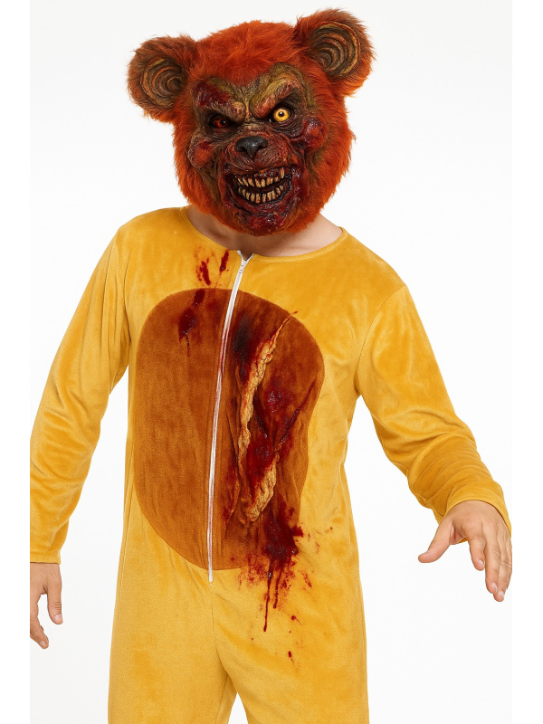 Déguisement Zombie Ours Peluche Adulte (combinaison, masque)