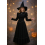 Sorcière Magie Noire – Robe Longue & Chapeau Pointu Femme (S à XL)
