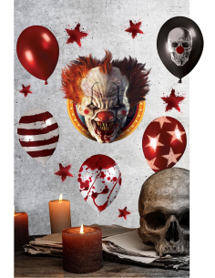 Sticker Mural “Clown du Cirque de l’Horreur” – Planche 25 × 70 cm 2