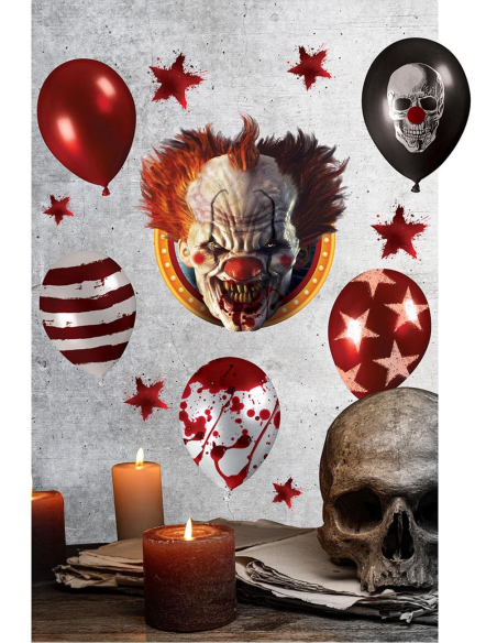 Sticker Mural “Clown du Cirque de l’Horreur” – Planche 25 × 70 cm