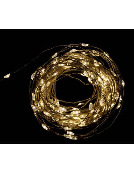 Guirlande Lumineuse de Noël 240 LED – Multifonctions Blanc Chaud Extérieur