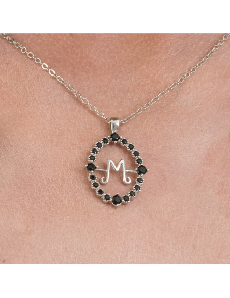 Collier réversible W/M Mercredi Addams – Bijou gothique officiel Wednesday™
