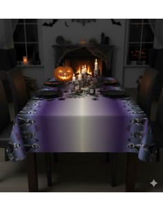 Nappe Mercredi Addams officielle – Wednesday™ en papier recyclable 136 x 228 cm