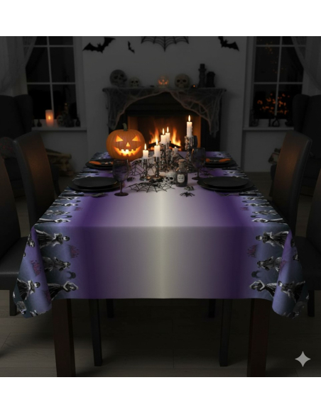 Nappe Mercredi Addams officielle – Wednesday™ en papier recyclable 136 x 228 cm