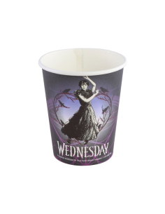 Gobelets Mercredi Addams officiels – Wednesday™ lot de 8 en carton 250 ml
