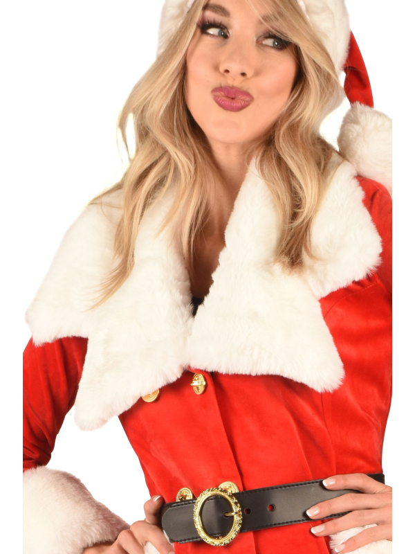 Déguisement Mère Noël Sexy en Velours – Luxe & Charme des Fêtes (S au XXL)