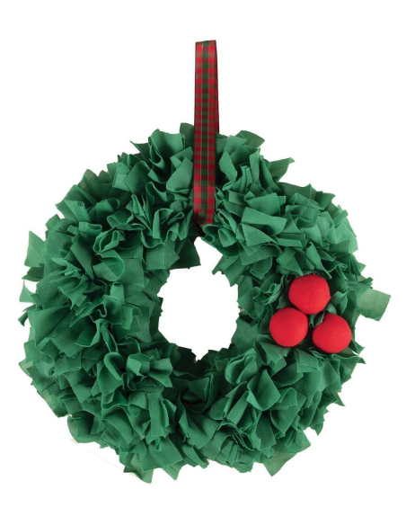 Couronne de Porte Houx – Décoration de Noël Traditionnelle