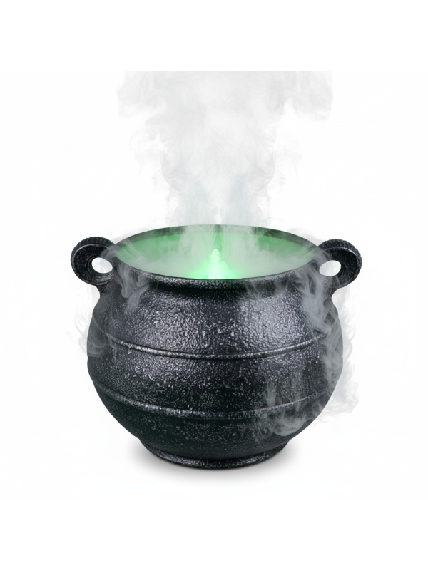 Chaudron de Sorcière avec Générateur de Brume - Décoration Halloween Magique