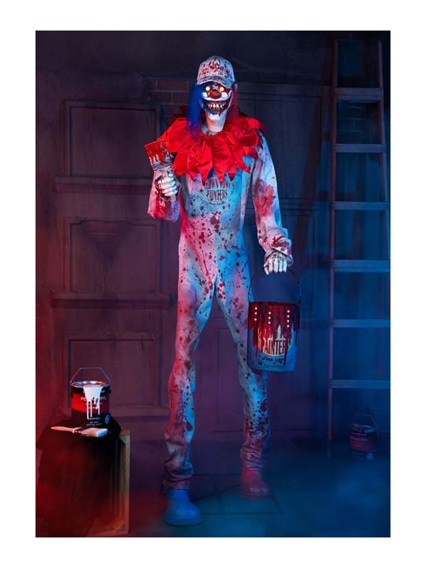 Automate Halloween Arty, le Clown 213 cm qui...