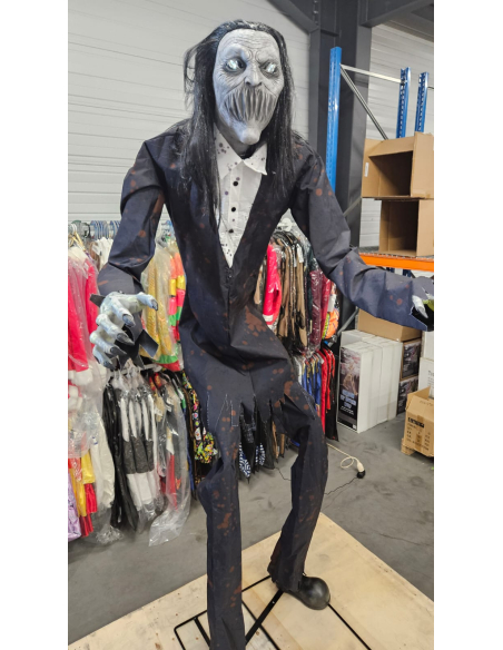 Automate Halloween Animé : Croque-Mort du Cimetière Hanté - 230 cm avec Lumières et Son