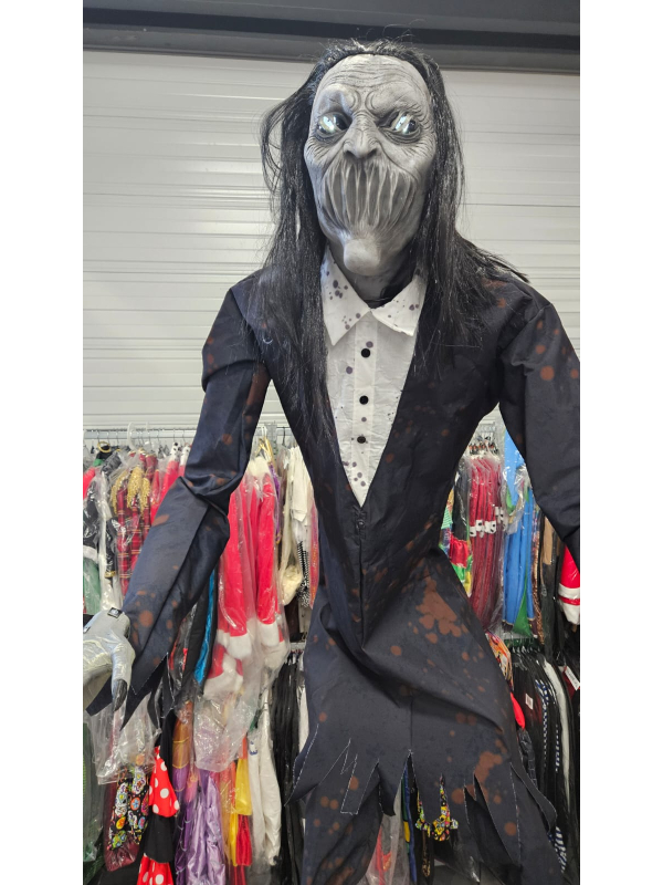 Automate Halloween Animé : Croque-Mort du Cimetière Hanté - 230 cm avec Lumières et Son