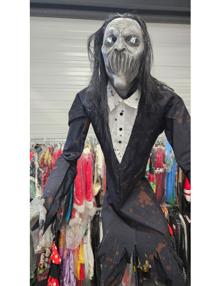 Automate Halloween Animé : Croque-Mort du Cimetière Hanté - 230 cm avec Lumières et Son
