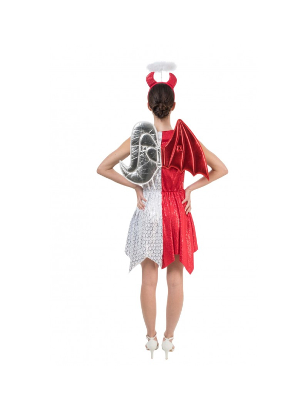 Déguisement Mi-Ange Mi-Démon Femme – Costume Original Halloween