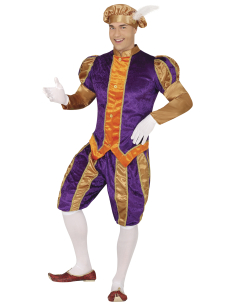 Déguisement Page Renaissance Homme – Costume Polyvalent pour Soirée Historique ou Garde Suisse