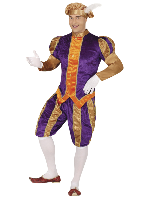 Déguisement Page Renaissance Homme – Costume Polyvalent pour Soirée Historique ou Garde Suisse