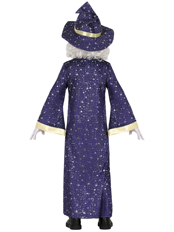 Déguisement Sorcier enfant – Style Merlin (tunique + chapeau + ceinture)