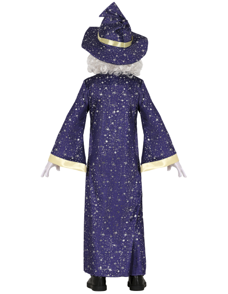 Déguisement Sorcier enfant – Style Merlin (tunique + chapeau + ceinture)
