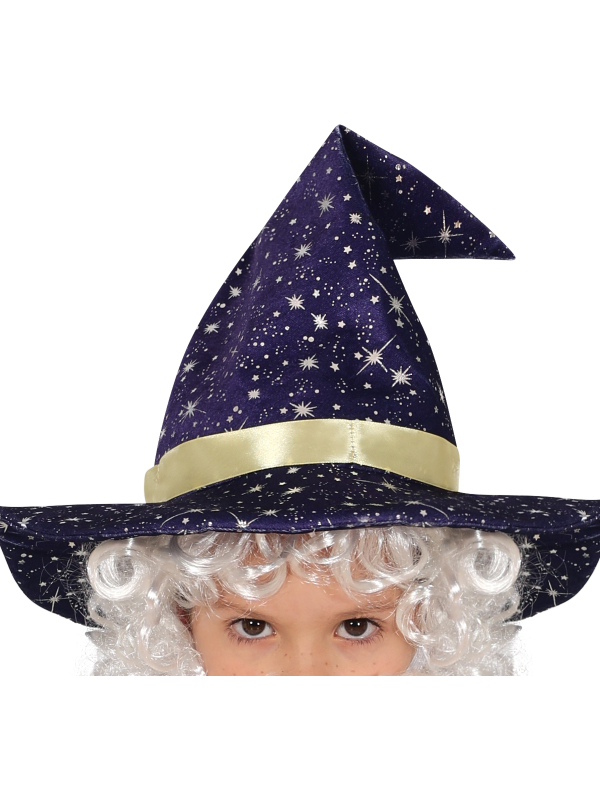 Déguisement Sorcier enfant – Style Merlin (tunique + chapeau + ceinture)