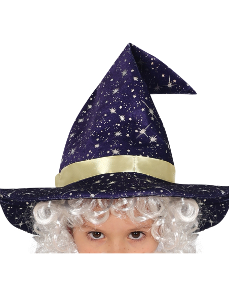 Déguisement Sorcier enfant – Style Merlin (tunique + chapeau + ceinture)