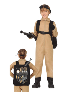 Déguisement enfant chasseur de fantômes – Combinaison + sac à dos