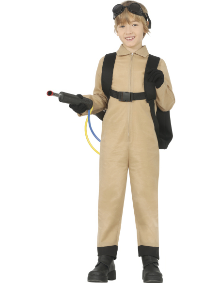 Déguisement enfant chasseur de fantômes – Combinaison + sac à dos