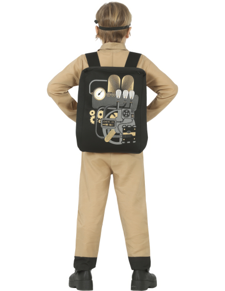Déguisement enfant chasseur de fantômes – Combinaison + sac à dos