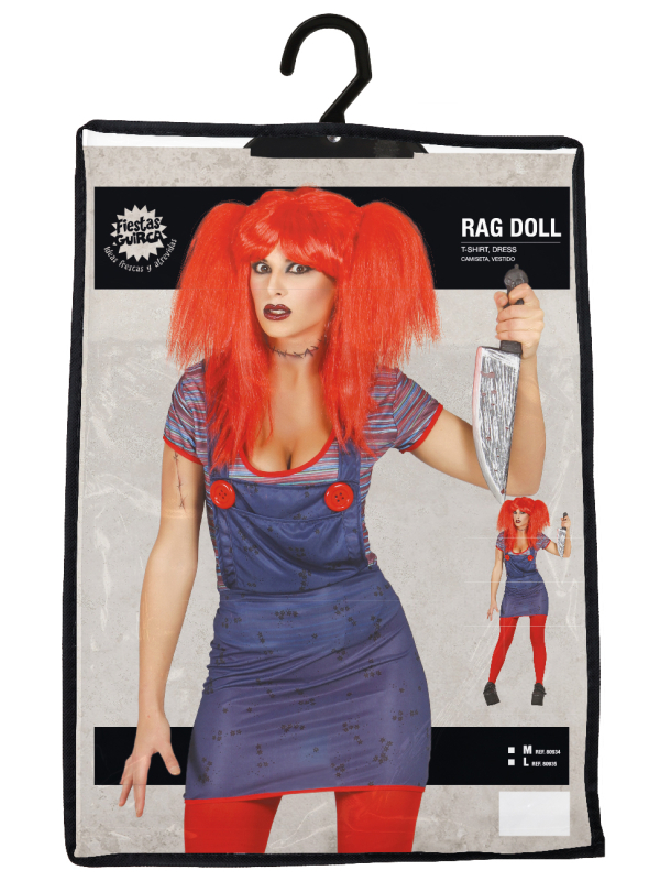 Déguisement poupée tueuse femme – Style Chucky...