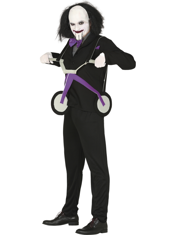 Déguisement Killer Tricycle (homme) – style Jigsaw/Billy