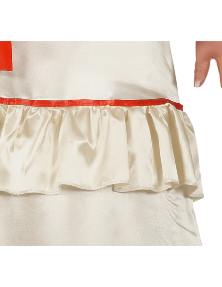 Déguisement poupée tueuse femme – style Annabelle (générique, non officiel)