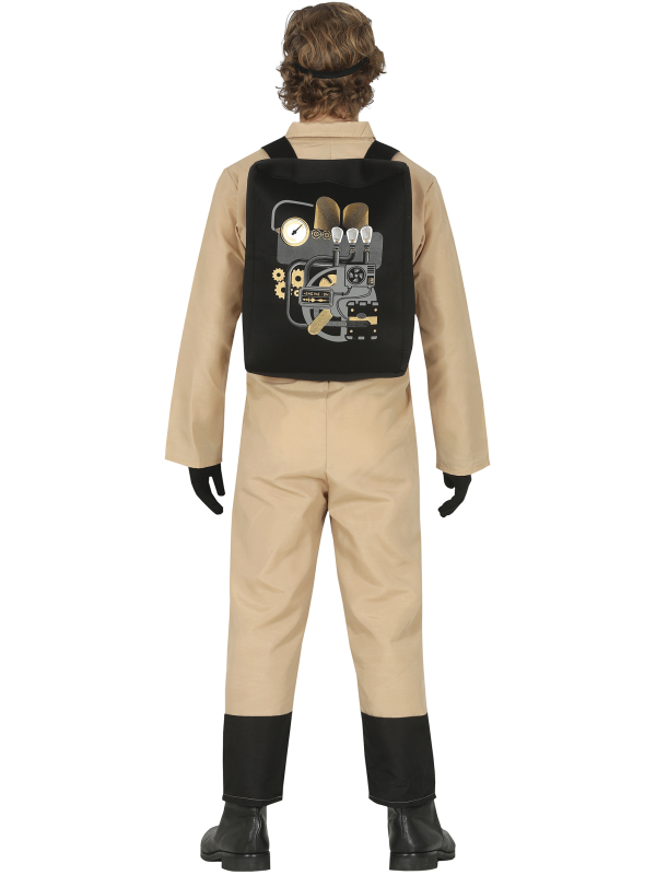 Déguisement chasseur de fantômes homme – Phantom Hunter (combinaison + sac à dos)