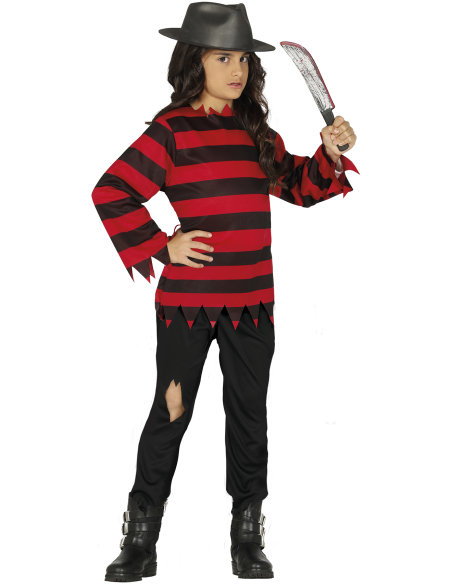 Déguisement Freddy enfant – Costume Halloween mini cauchemar adorable