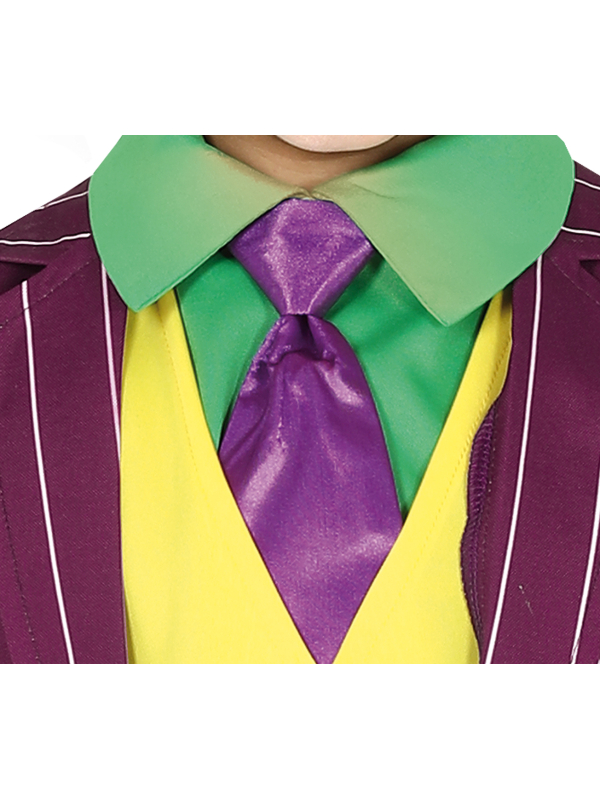 Déguisement Joker enfant violet rayé – Comme les grands, en version mini déjantée !