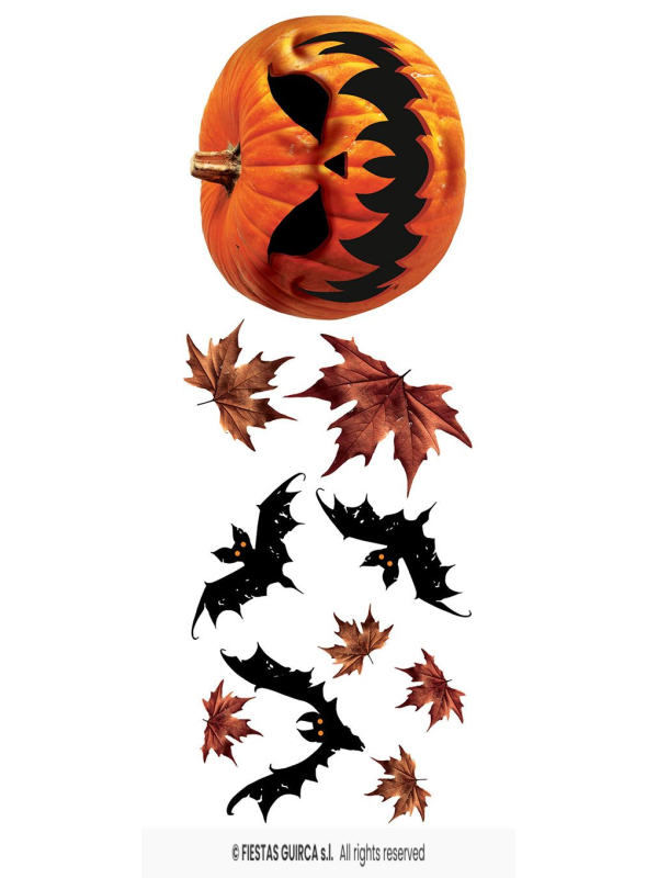 Décoration adhésive murale Halloween –...