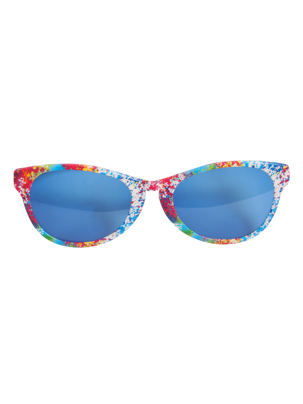 Lunettes géantes multicolores – Accessoire carnaval, humour & clown pour adulte