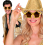 Lunettes de Soleil Étoiles Dorées – Accessoire Glamour & Festif Adulte Mixte