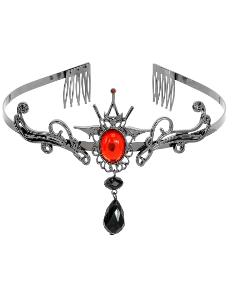 Couronne Gothique Vampiresse – Bijou de Front Élégant pour Halloween & Cosplay
