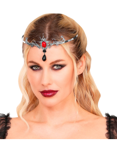 Couronne Gothique Vampiresse – Bijou de Front Élégant pour Halloween & Cosplay 2