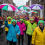 Parapluie de bande vert & blanc – Spécial Carnaval de Dunkerque (tige 105 cm)