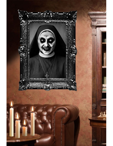 Autocollant Cadre La Nonne – Décoration Murale Halloween