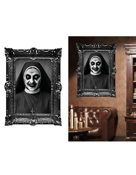 Autocollant Cadre La Nonne – Décoration Murale Halloween