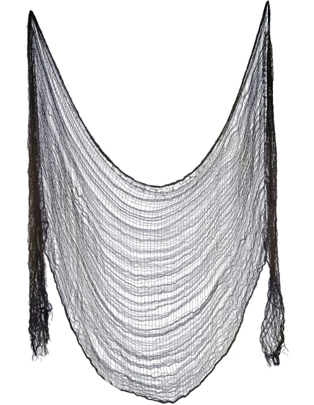 Tissu effrayant halloween, Gris, 75 cm/180 cm